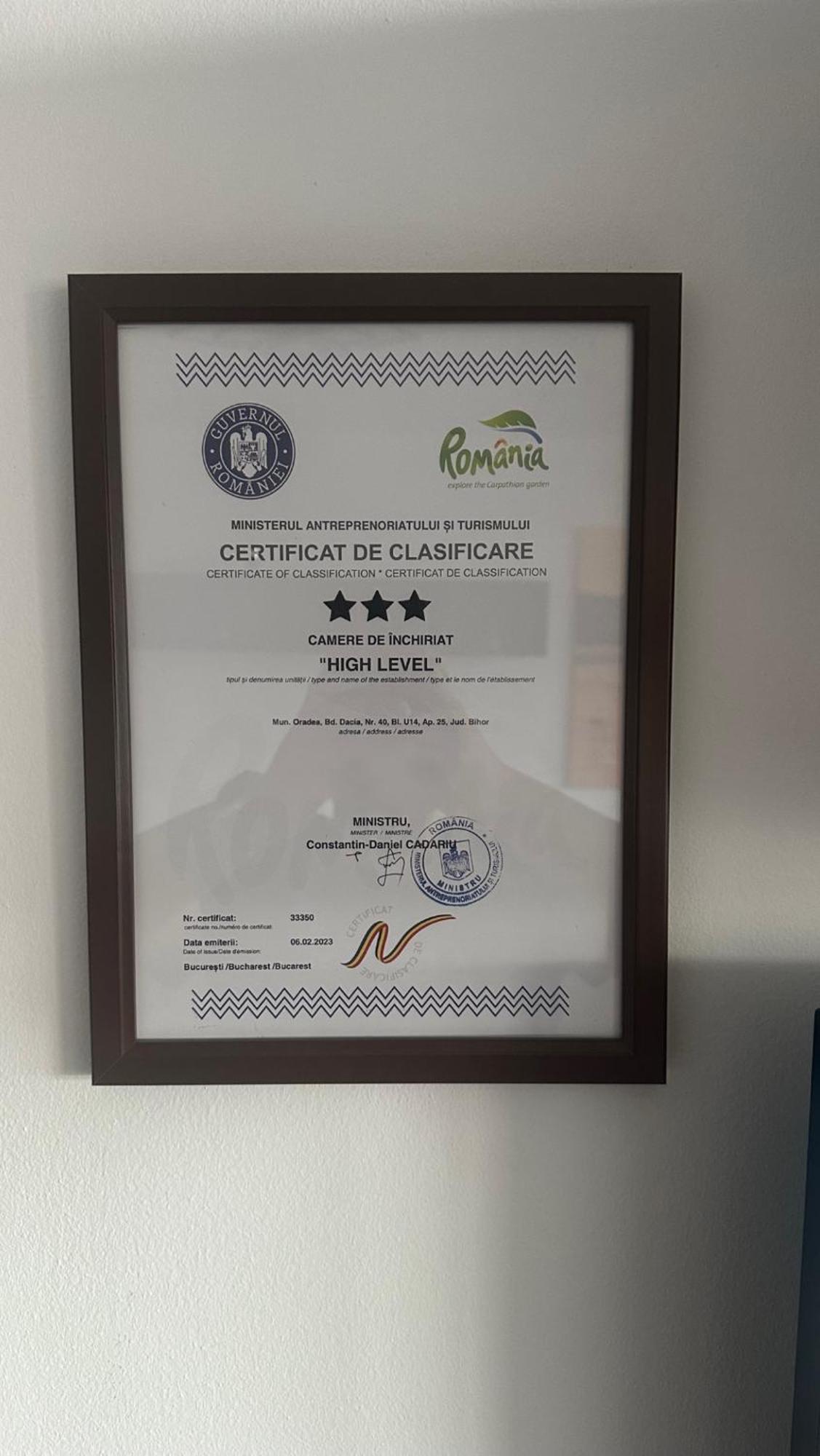 High Level Apart Oradea Free Reserved Parking المظهر الخارجي الصورة